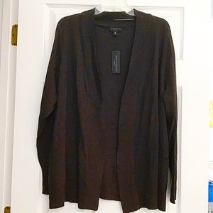 WORTHINGTON 2X Dark Brown Heather Sweater